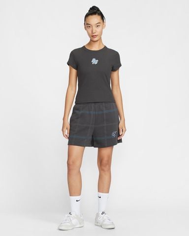 Nike - Áo tay ngắn thể thao Nữ Sportswear Women's Tight Ribbed T-Shirt