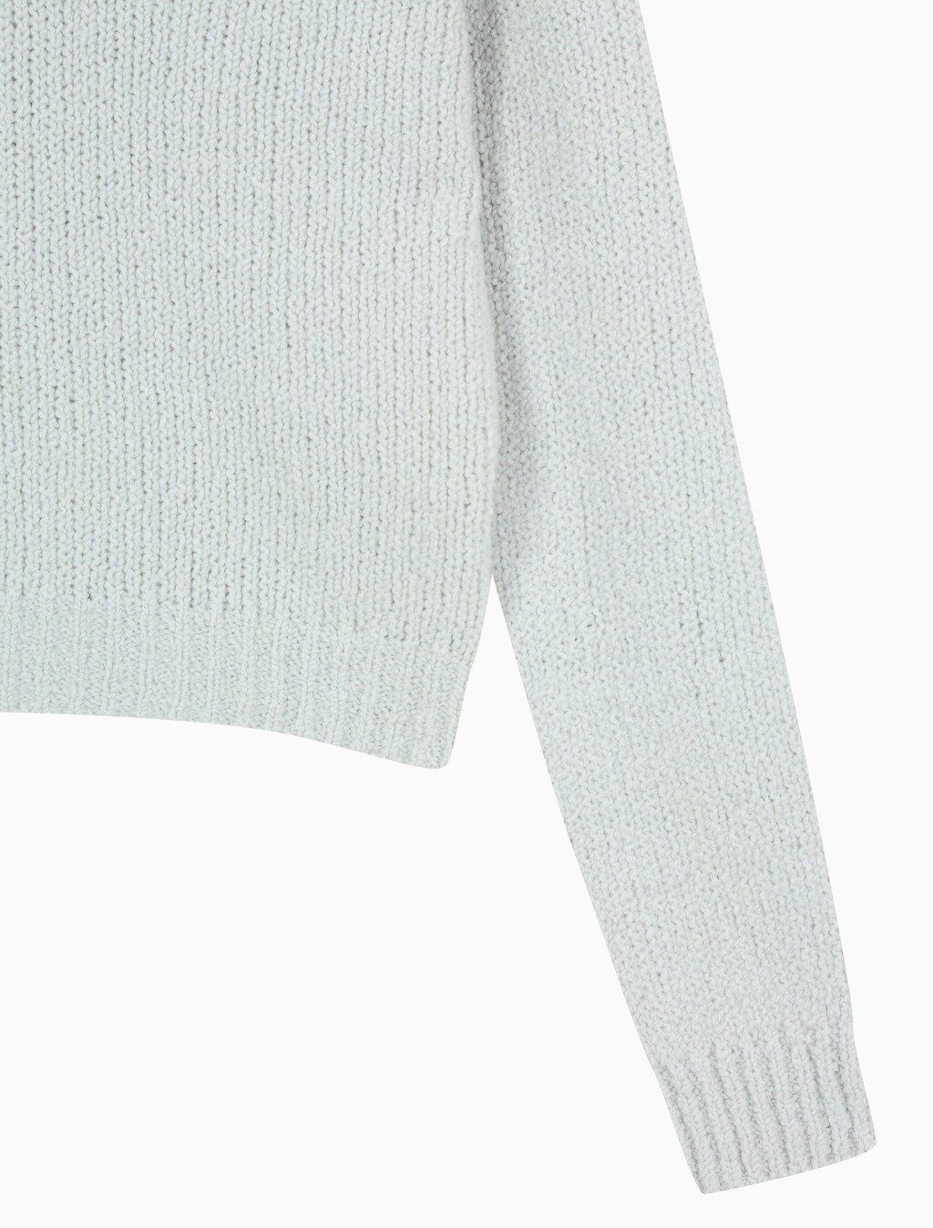 Calvin Klein - Áo len tay dài nữ Merino Wool Boucle Polo Sweater