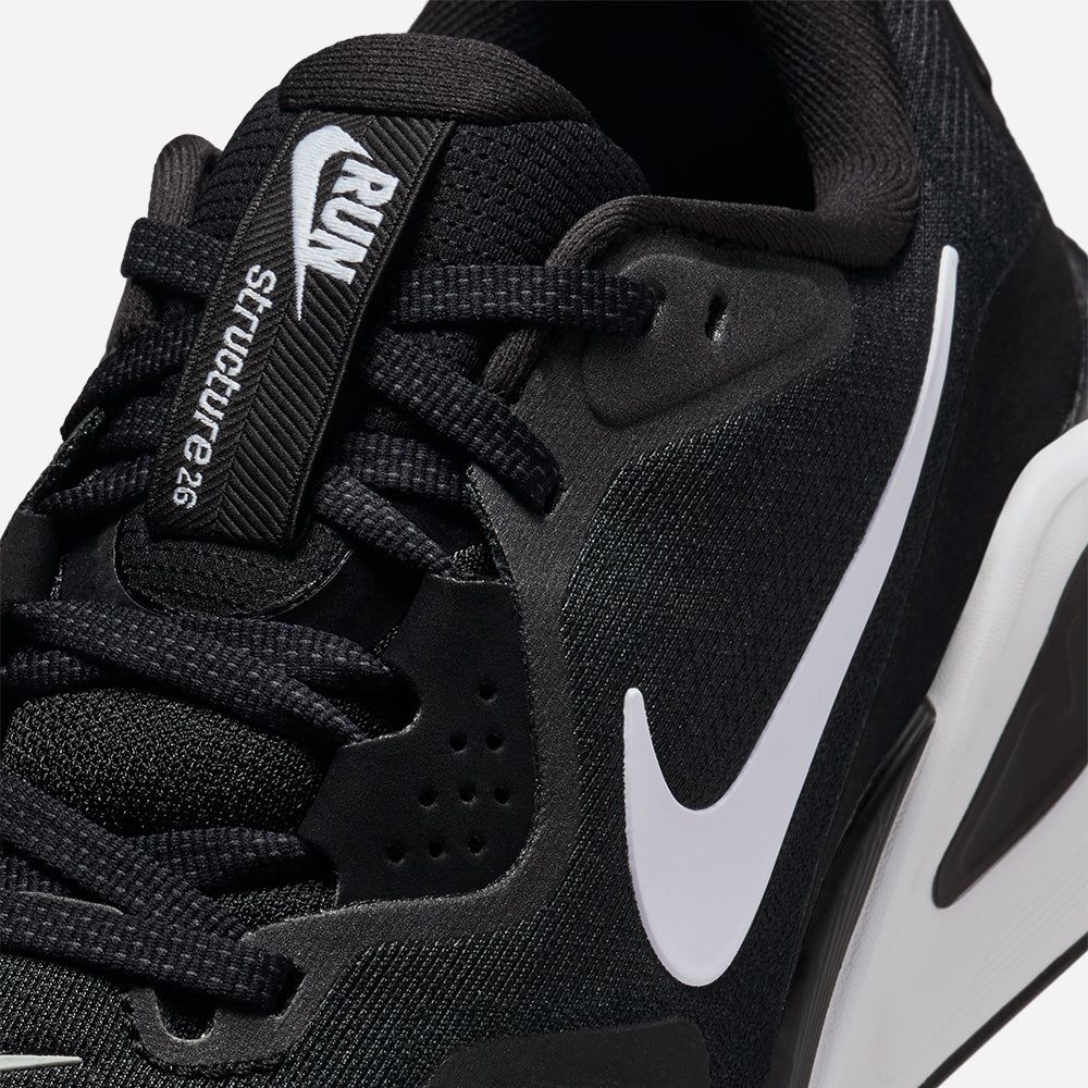 Nike - Giày chạy bộ Nữ Women's Nike Structure 26 Wide Running Shoes - Black