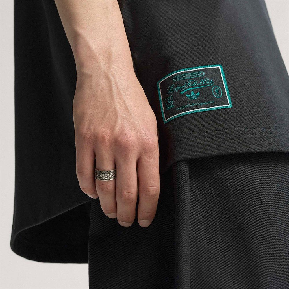 adidas - Áo thun đá banh Nam Men's Adidas Liverpool Fc Terrace Icons T-Shirt - Black