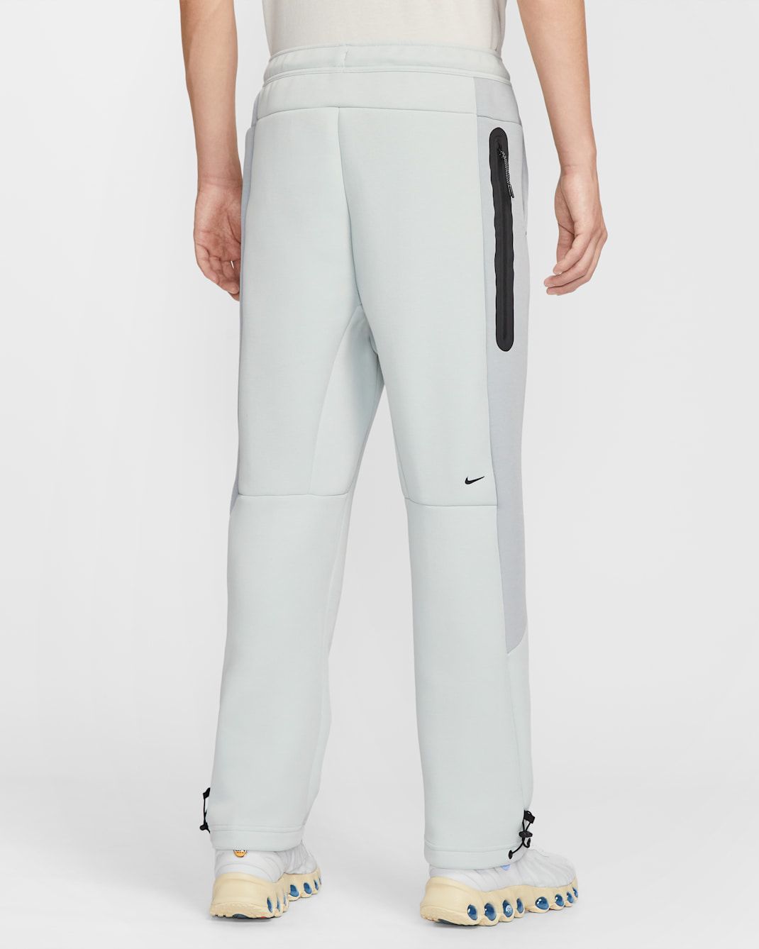 Nike - Quần nỉ dài thể thao Nam Tech Men's Colour-Block Open-Hem Fleece Trousers