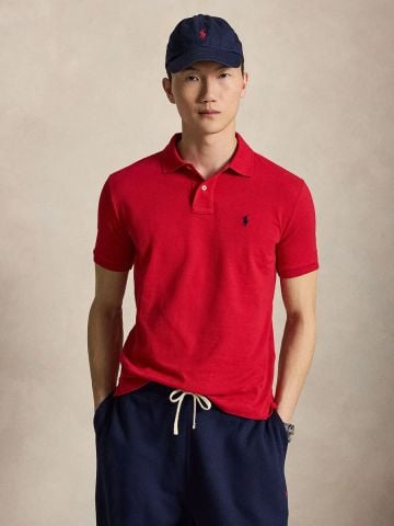 Ralph Lauren - Áo Thun Có Cổ Nam Iconic Mesh Polo Shirt
