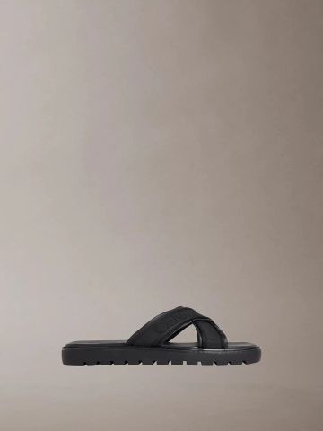 Calvin Klein - Dép Quai Ngang Nam SQ Molded Sandal XCross
