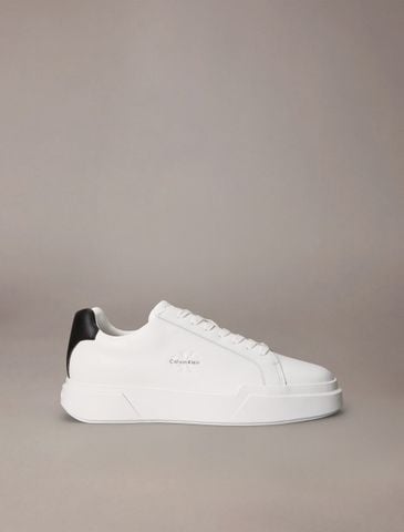 Calvin Klein - Giày Sneakers Nam Leather Durable Traction NYC Trainers