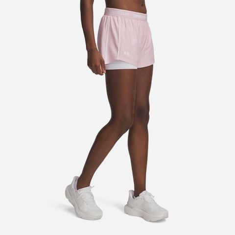 Under Armour - Quần ngắn nữ Tech Play Up 2In1 Shorts Training