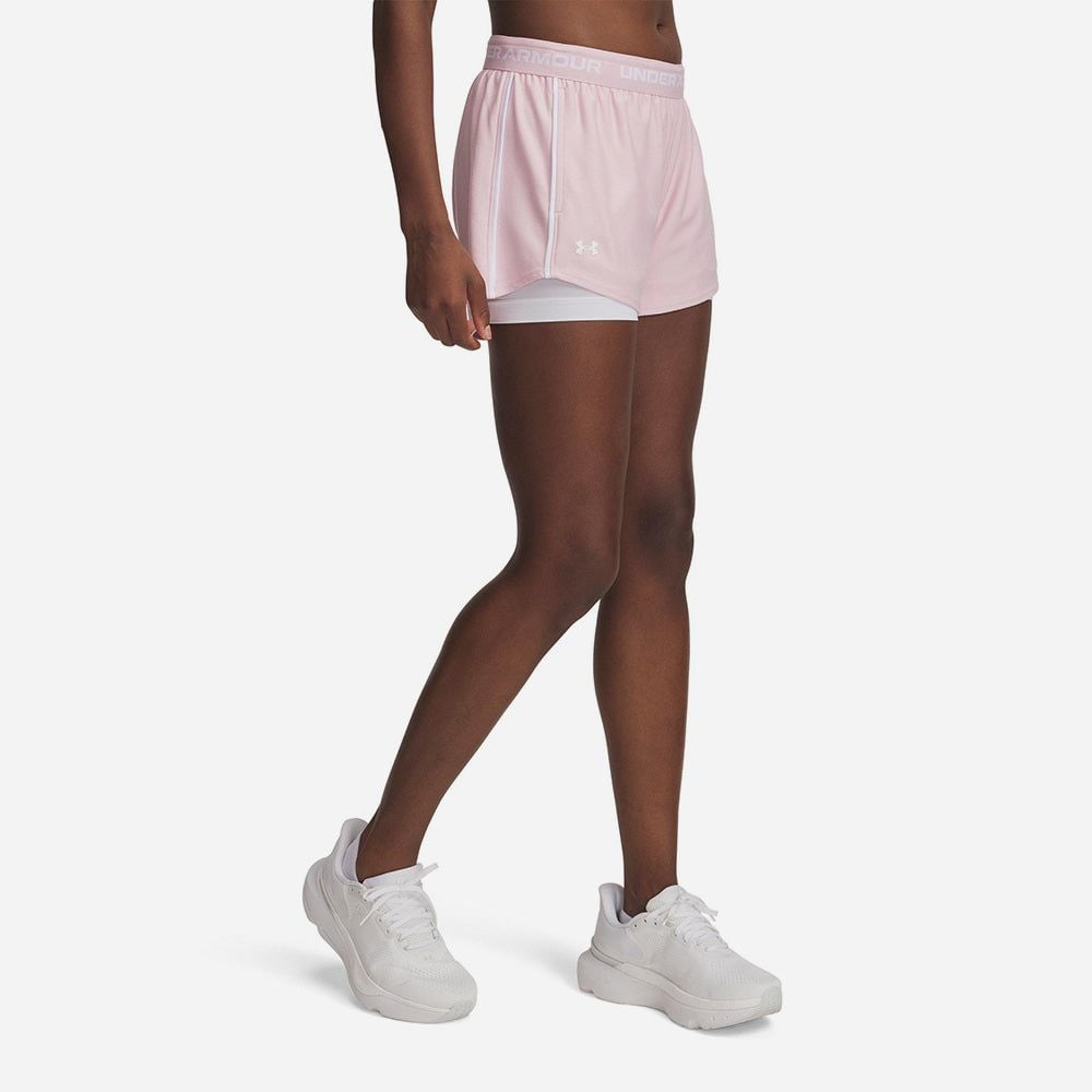 Under Armour - Quần ngắn nữ Tech Play Up 2In1 Shorts Training