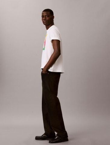 Calvin Klein - Áo Thun Tay Ngắn Nam Relaxed Pride Logo T-Shirt