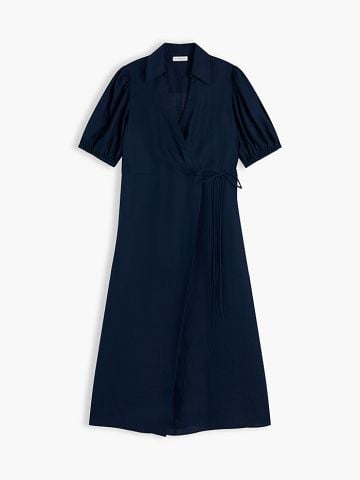 Tommy Hilfiger - Đầm Midi Nữ Pure Linen Relaxed Midi Wrap Dress - 4