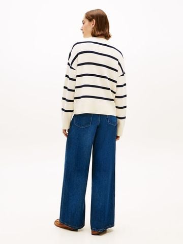 Tommy Hilfiger - Áo Len Nữ Premium Knit Logo Embroidery Relaxed Jumper - 3