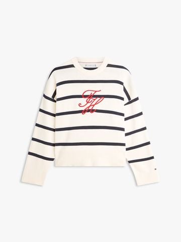 Tommy Hilfiger - Áo Len Nữ Premium Knit Logo Embroidery Relaxed Jumper - 2