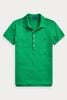 Ralph Lauren - Áo Thun Có Cổ Nữ Premium Knit-Polo Mesh