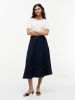 Tommy Hilfiger - Chân Váy Nữ Logo Flare Midi Skirt With Linen