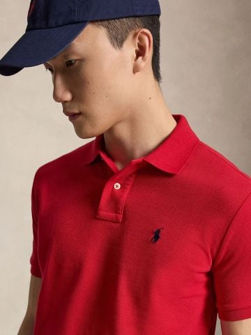 Ralph Lauren - Áo Thun Có Cổ Nam Iconic Mesh Polo Shirt