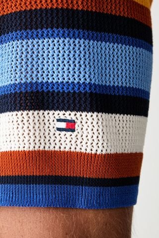 Tommy Hilfiger - Áo Thun Có Cổ Nam Relaxed Fit Multicolour Stripe Polo Shirt