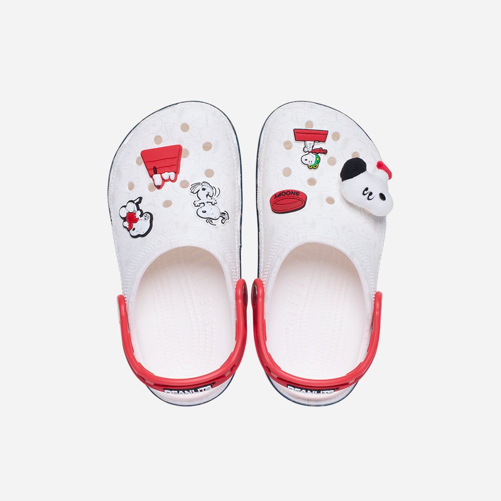 Crocs - Xăng đan trẻ em Classic Clog Kid Peanuts Lifestyle