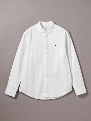 Calvin Klein - Áo sơ mi tay dài nam Solid Oxford Classic Button-Down Shirt