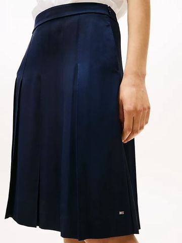 Tommy Hilfiger - Váy nữ Pleated Twill Mini Skirt - 3