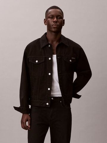 Calvin Klein - Áo Khoác Jean Nam 90s Denim Trucker Jacket