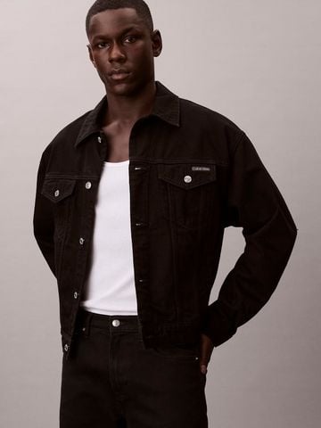 Calvin Klein - Áo Khoác Jean Nam 90s Denim Trucker Jacket