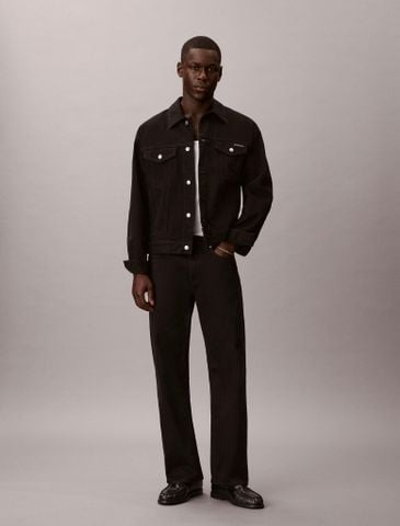 Calvin Klein - Áo Khoác Jean Nam 90s Denim Trucker Jacket