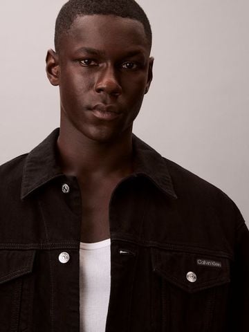 Calvin Klein - Áo Khoác Jean Nam 90s Denim Trucker Jacket