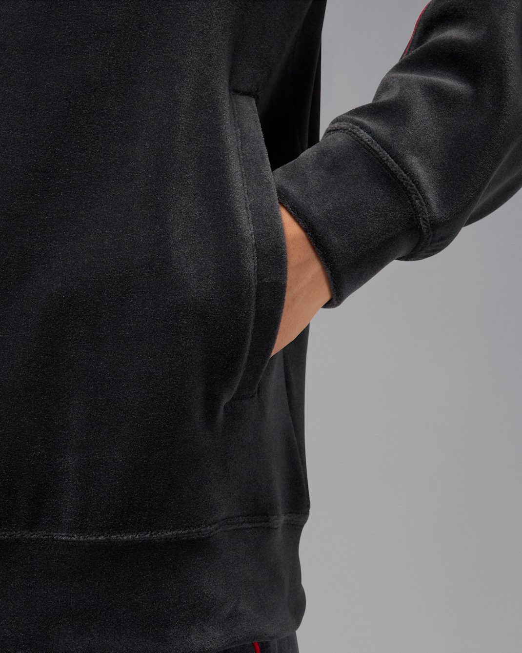 Nike - Áo khoác thể thao Nam Jordan Brooklyn Men's Velour Track Jacket