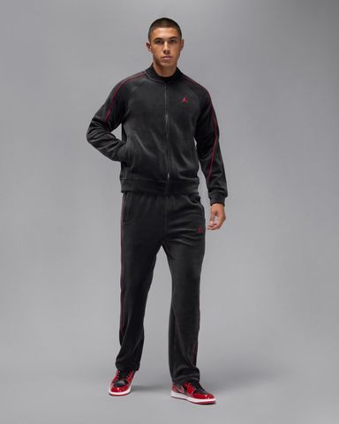 Nike - Áo khoác thể thao Nam Jordan Brooklyn Men's Velour Track Jacket