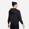 Nike - Áo khoác thể thao Nữ Women's Sportswear Classic Wovens Loose Uv Protection Hooded Jacket - Black