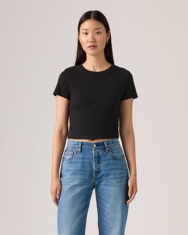 Levi's - Áo thun nữ Essential Sporty T-shirt - Black