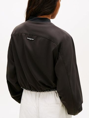 Tommy Hilfiger - Áo Bomber Nữ Logo Tape Water Repellent Bomber Jacket - 2