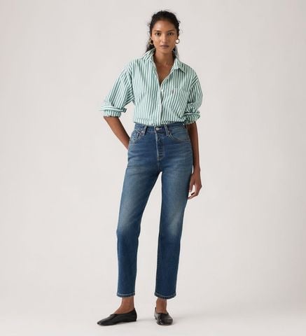 Levi's - Quần Jean Dài Nữ Cropped 501 Original Jeans