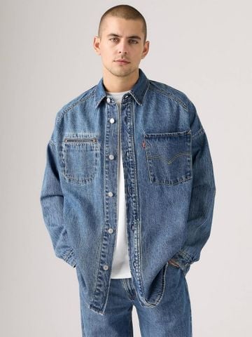 Levi's - Áo khoác jeans nam Twist Shacket - Blue