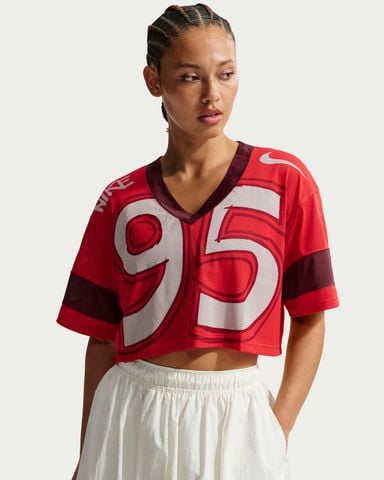 Nike - Áo Tay Ngắn Thể Thao Nữ Sportswear Crop Jersey