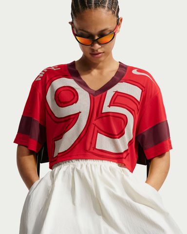 Nike - Áo Tay Ngắn Thể Thao Nữ Sportswear Crop Jersey