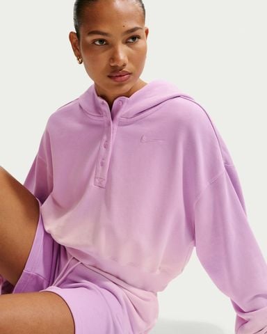 Nike - Áo Hoodie Nữ Sportswear Phoenix Fleece Women's Oversized Henley Hoodie