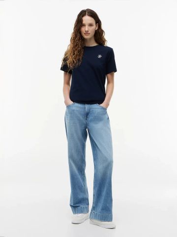 Tommy Hilfiger - Áo Thun Tay Ngắn Nữ TH Script Regular Crew Neck Tee