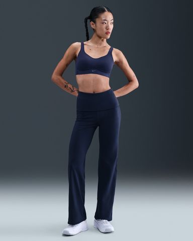 Nike - Quần dài thể thao Nữ One Women's Dri-FIT High-Waisted Fold-Over Trousers