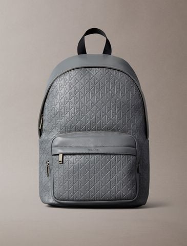 Calvin Klein - Ba lô nam Embossed Allover Monogram Backpack