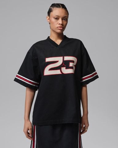 Nike - Áo Tay Ngắn Thể Thao Nữ Jordan Flight Women's Woven Jersey Top