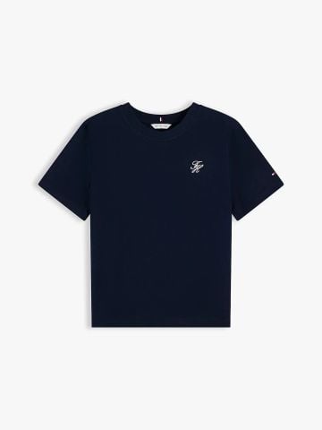 Tommy Hilfiger - Áo Thun Tay Ngắn Nữ TH Script Regular Crew Neck Tee
