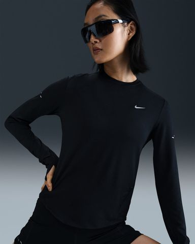 Nike - Áo Tay Dài Thể Thao Nữ Swift Dri-FIT UV Long-Sleeve Crew-Neck Running Top