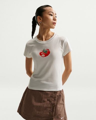 Nike - Áo Tay Ngắn Thể Thao Nữ Sportswear Chill Knit Slim Mod-Cropped T-Shirt