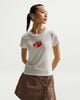 Nike - Áo Tay Ngắn Thể Thao Nữ Sportswear Chill Knit Slim Mod-Cropped T-Shirt