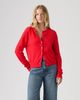 Levi's - Áo khoác cardigan nữ Supersoft Crewneck Cardigan - Red