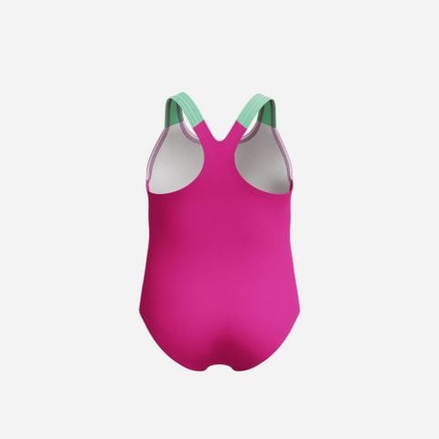 Speedo - Đồ bơi bé gái Digital Printed Pink One Piece - 3