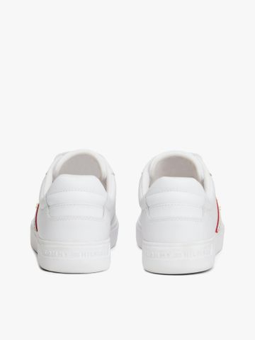 Tommy Hilfiger - Giày nữ Webbing Stripe Leather Cupsole Trainers