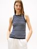 Tommy Hilfiger - Áo len ba lỗ nữ Cable Knit Sleeveless Slim Jumper