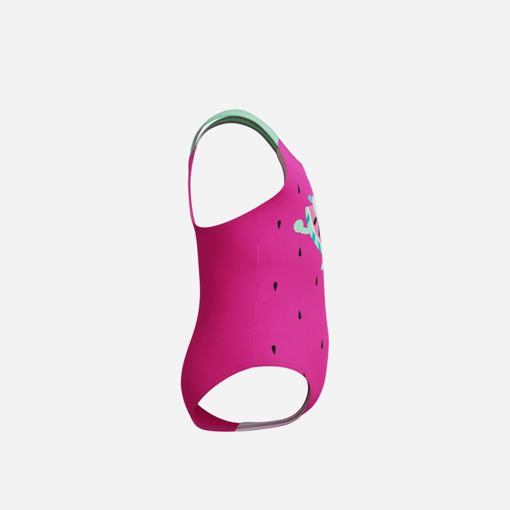 Speedo - Đồ bơi bé gái Digital Printed Pink One Piece