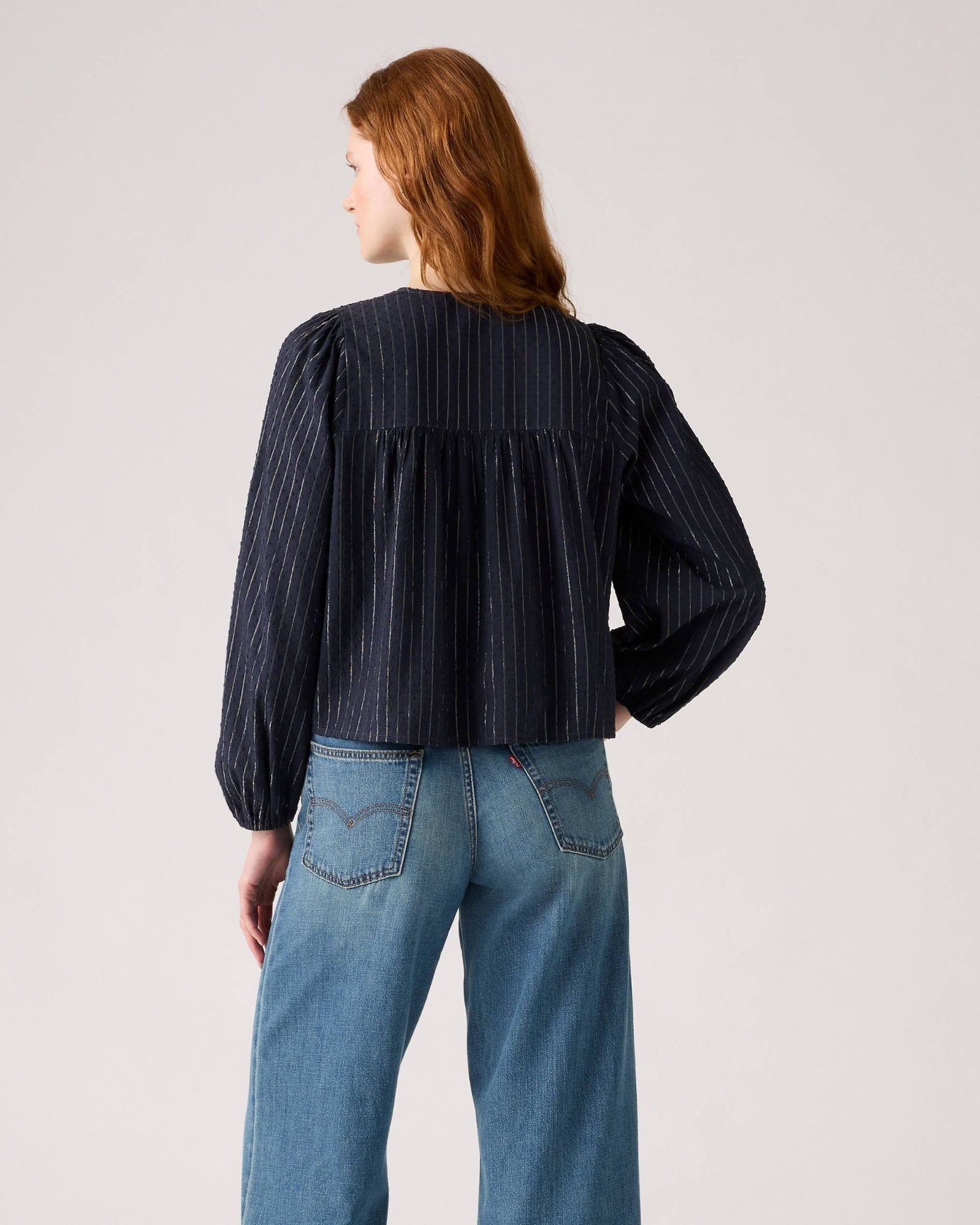 Levi's - Áo thời trang tay dài nữ Josephine Long Sleeve Holiday Shirt - Black