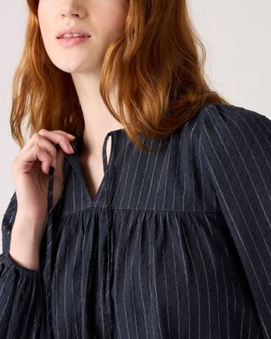 Levi's - Áo thời trang tay dài nữ Josephine Long Sleeve Holiday Shirt - Black